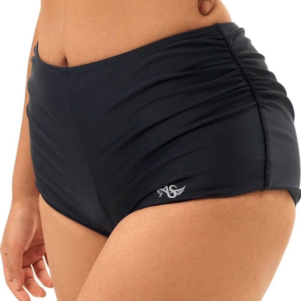 Angel season Swim Shorts Women High Waisted Bikini Bottom Tummy Control Bathing